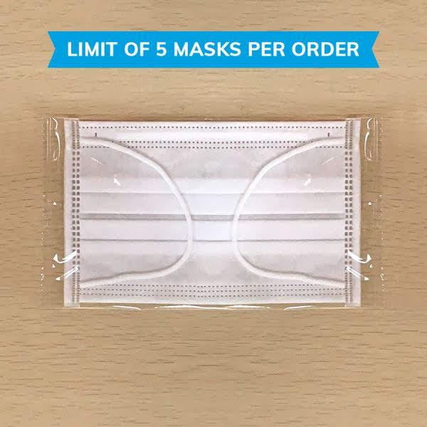 Disposable Non-Surgical Face Masks Be the first to review this product CA$1.80 IN STOCK SKU 659193