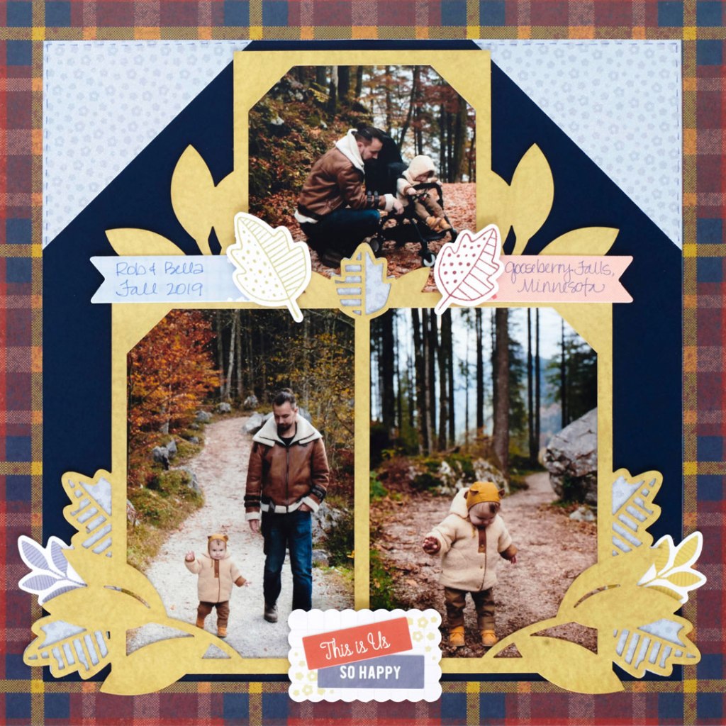 Croptoberfest-Themed Autumn Scrapbook Layout