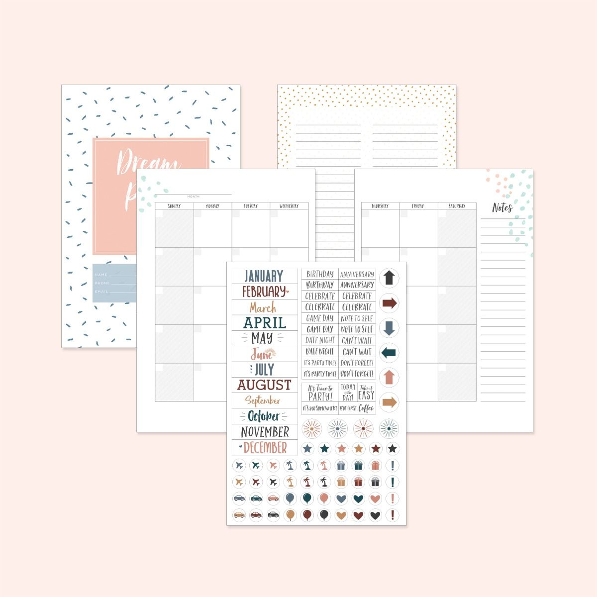 happy album planner set