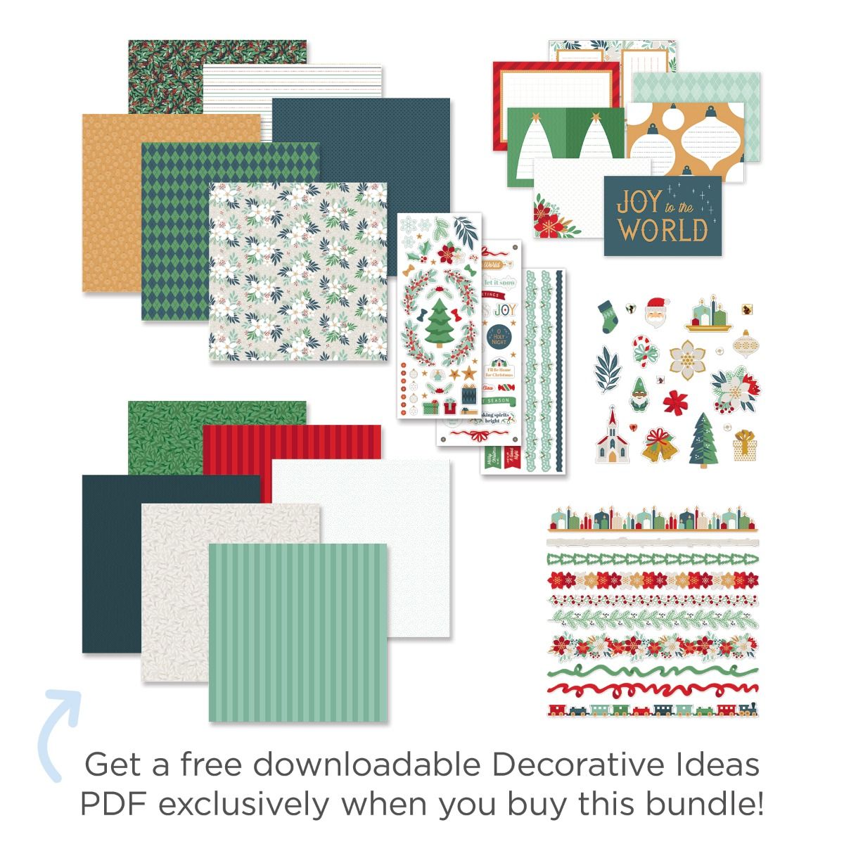 joy to the world decorative bundle