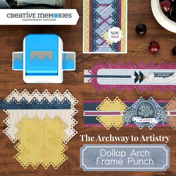 dollop arch frame border punch