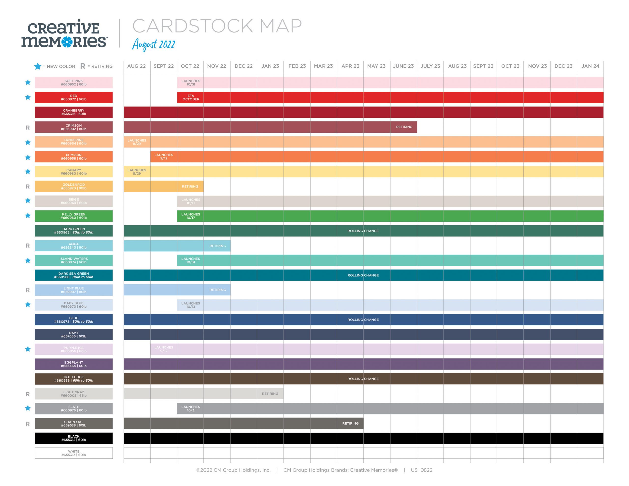 CM Cardstock Map