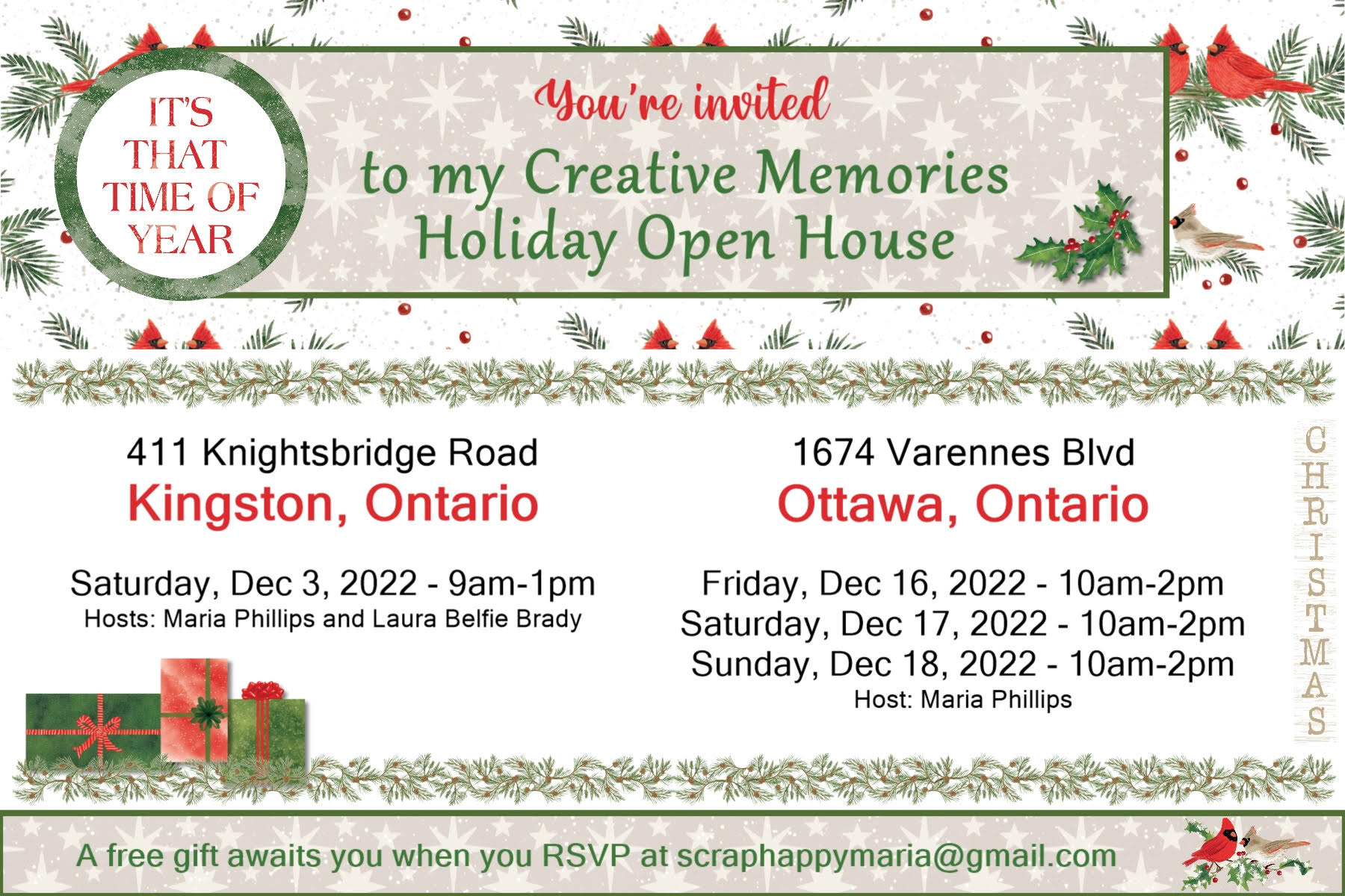 Holiday Open House Graphic