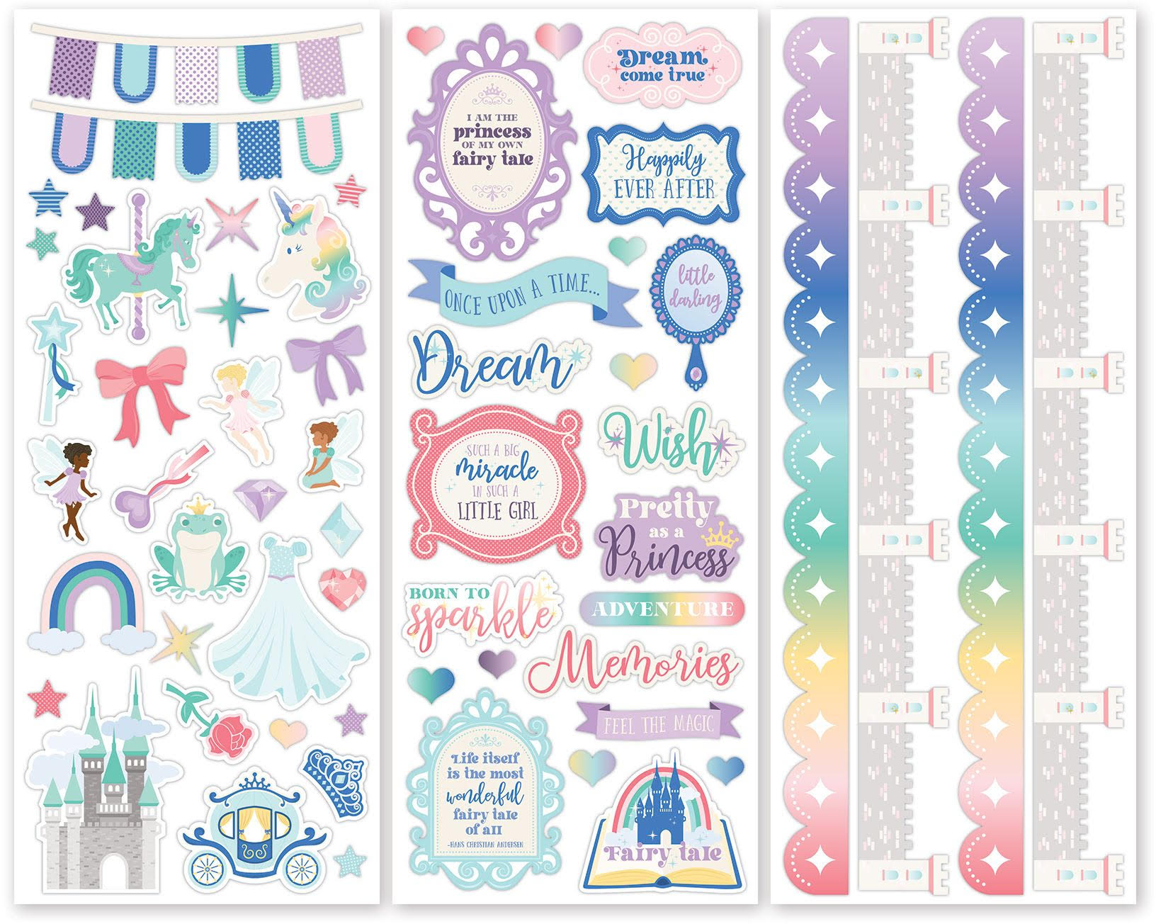 enchanted princess stickers