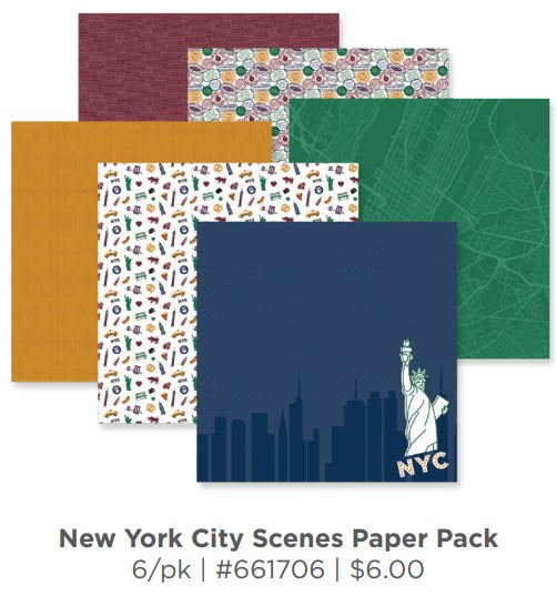 new york city scenes paper pack