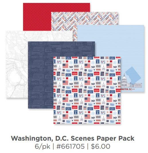 washington dc scenes paper pack