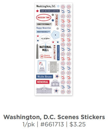 washington dc scenes stickers