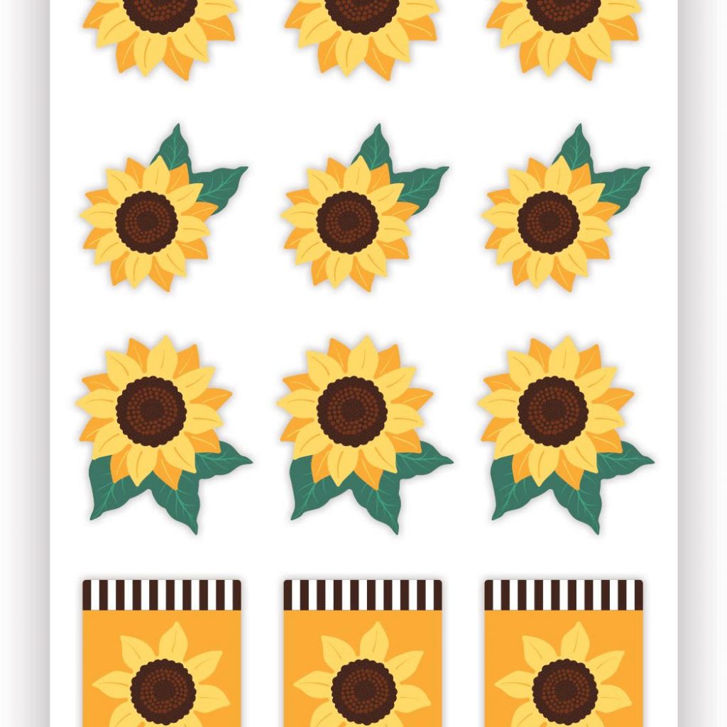 Sunflower Stickers