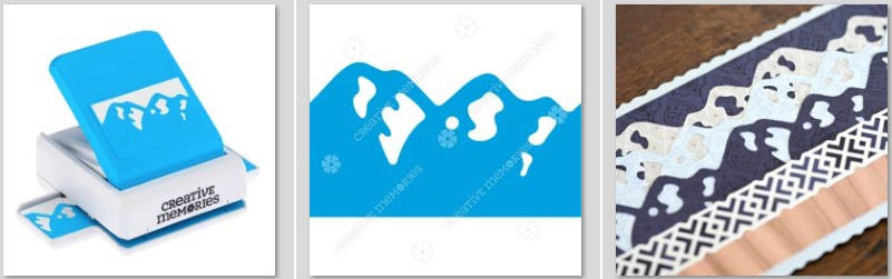 snow capped mountains border punch