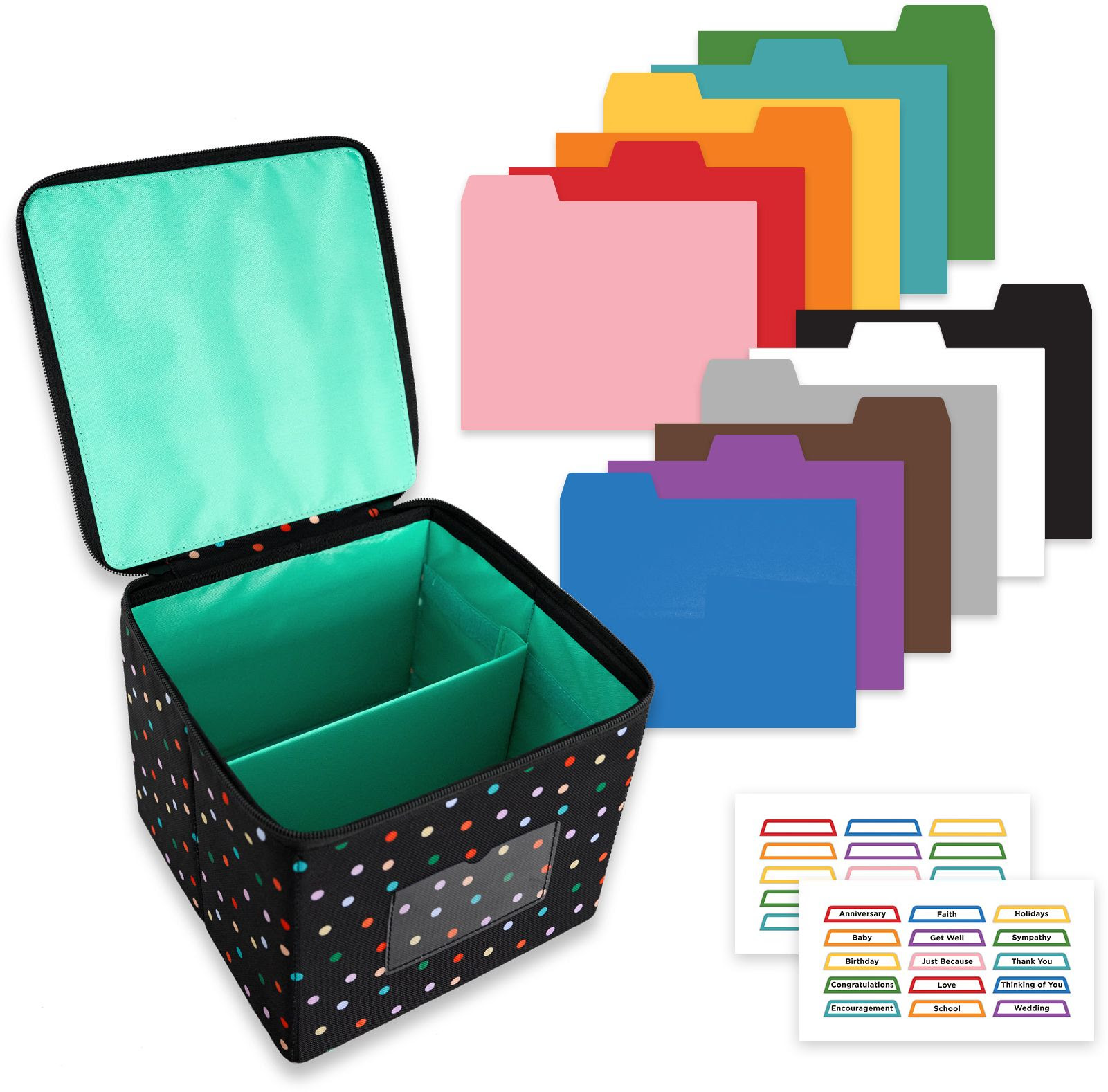 rainbow dots pod and divider bundle