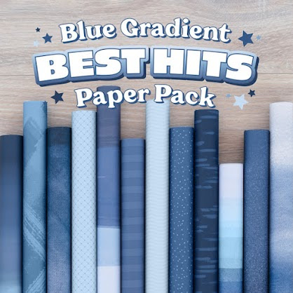 blue gradient best hits paper pack