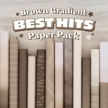brown gradient best hits paper pack