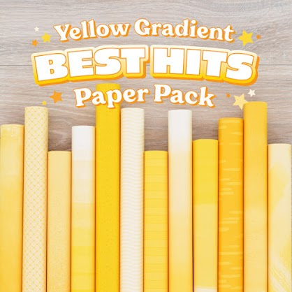 yellow gradient best hits paper pack
