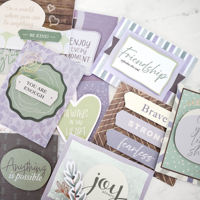 motivating moments card kit