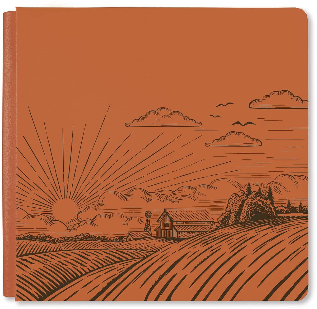 burnt orange on the farm