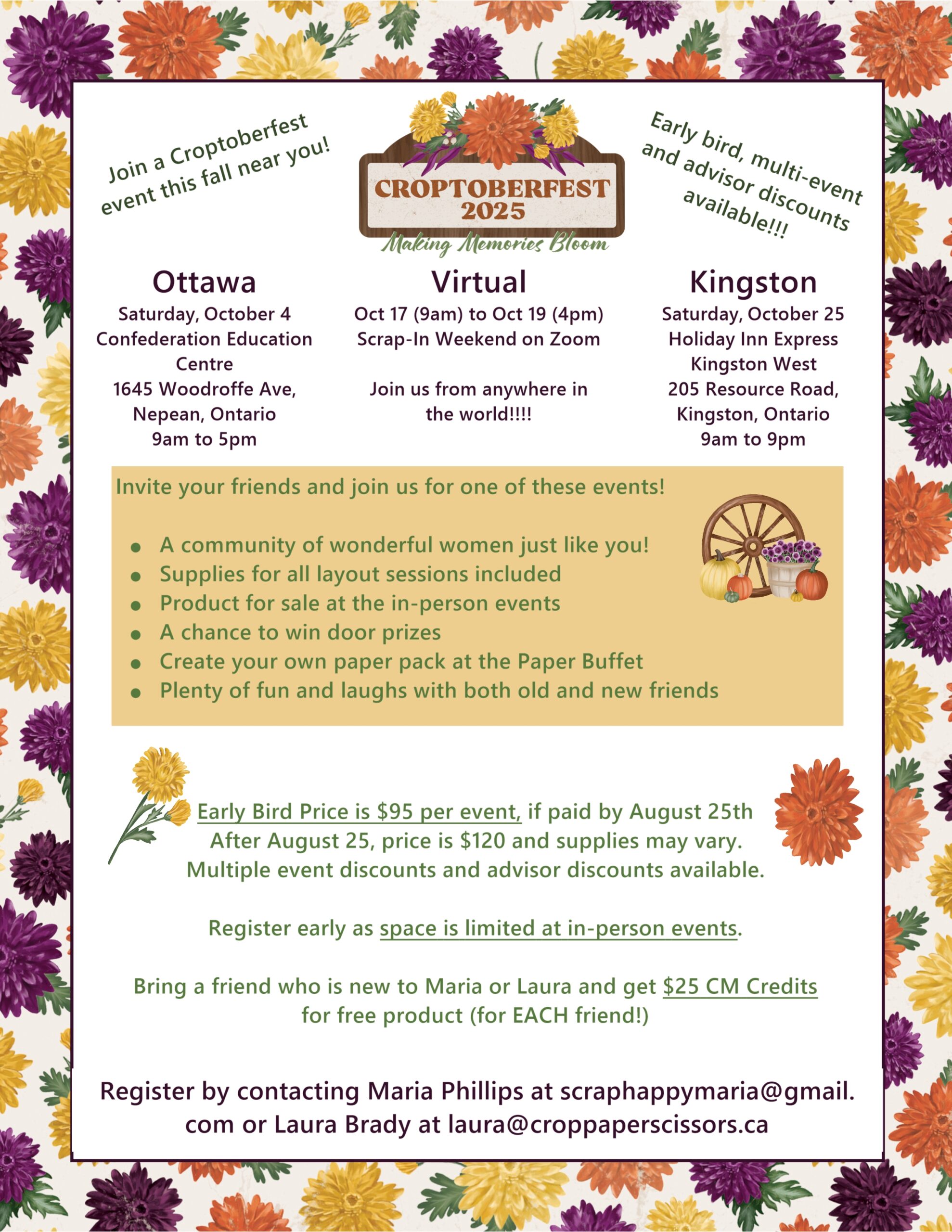 Croptoberfest 2025 flyer