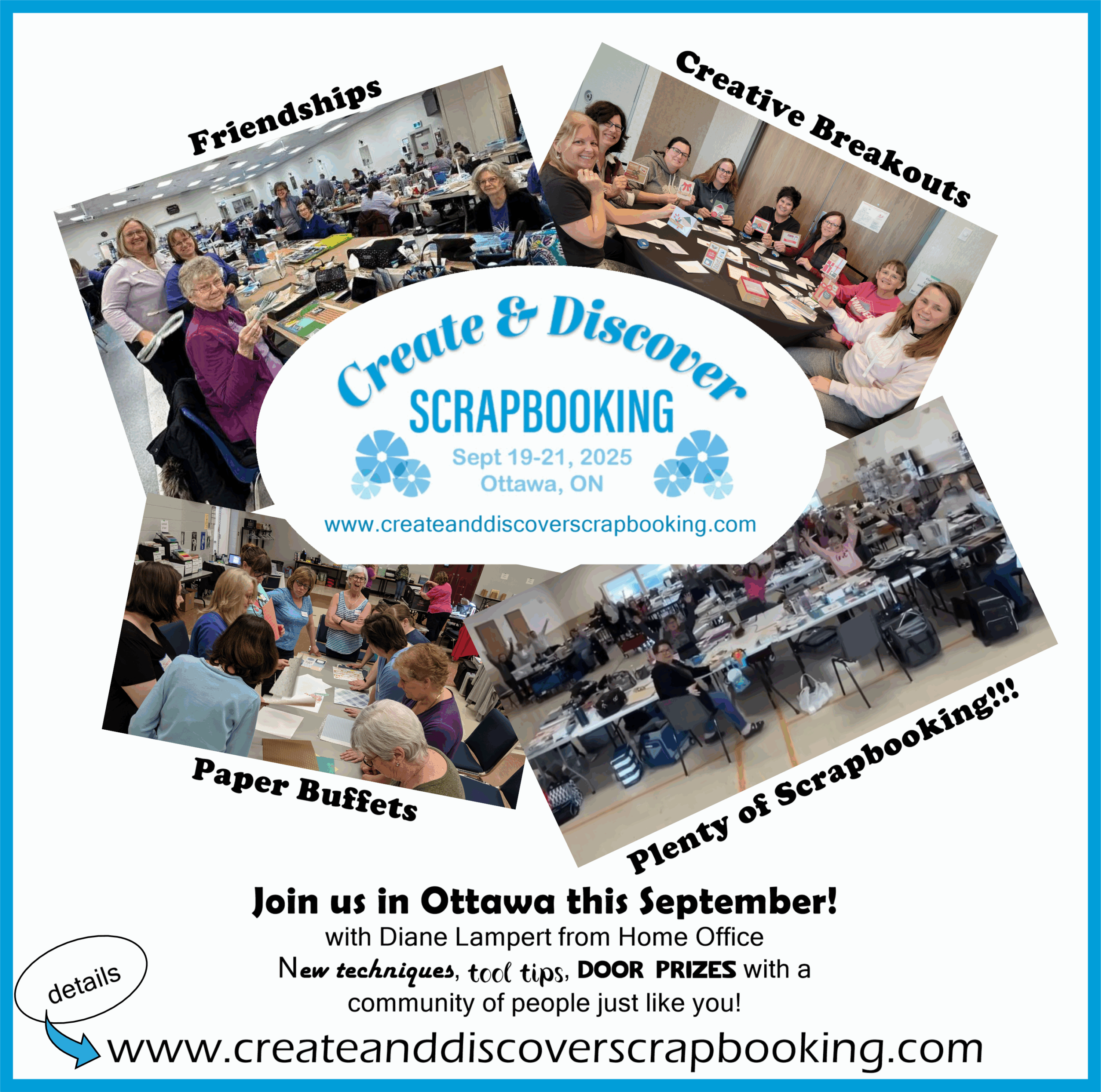 create and discover scrapbooking retreat