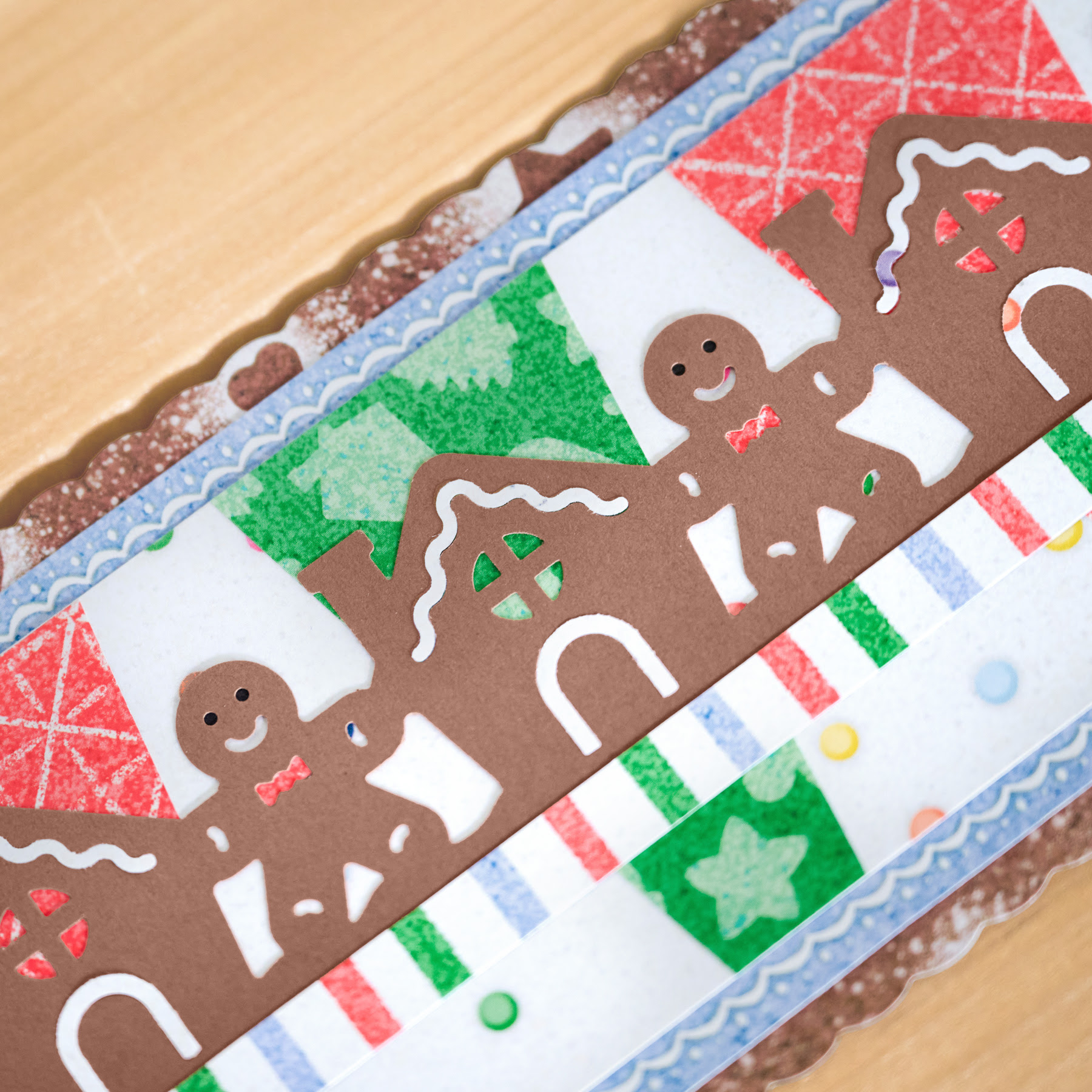 gingerbread border punch
