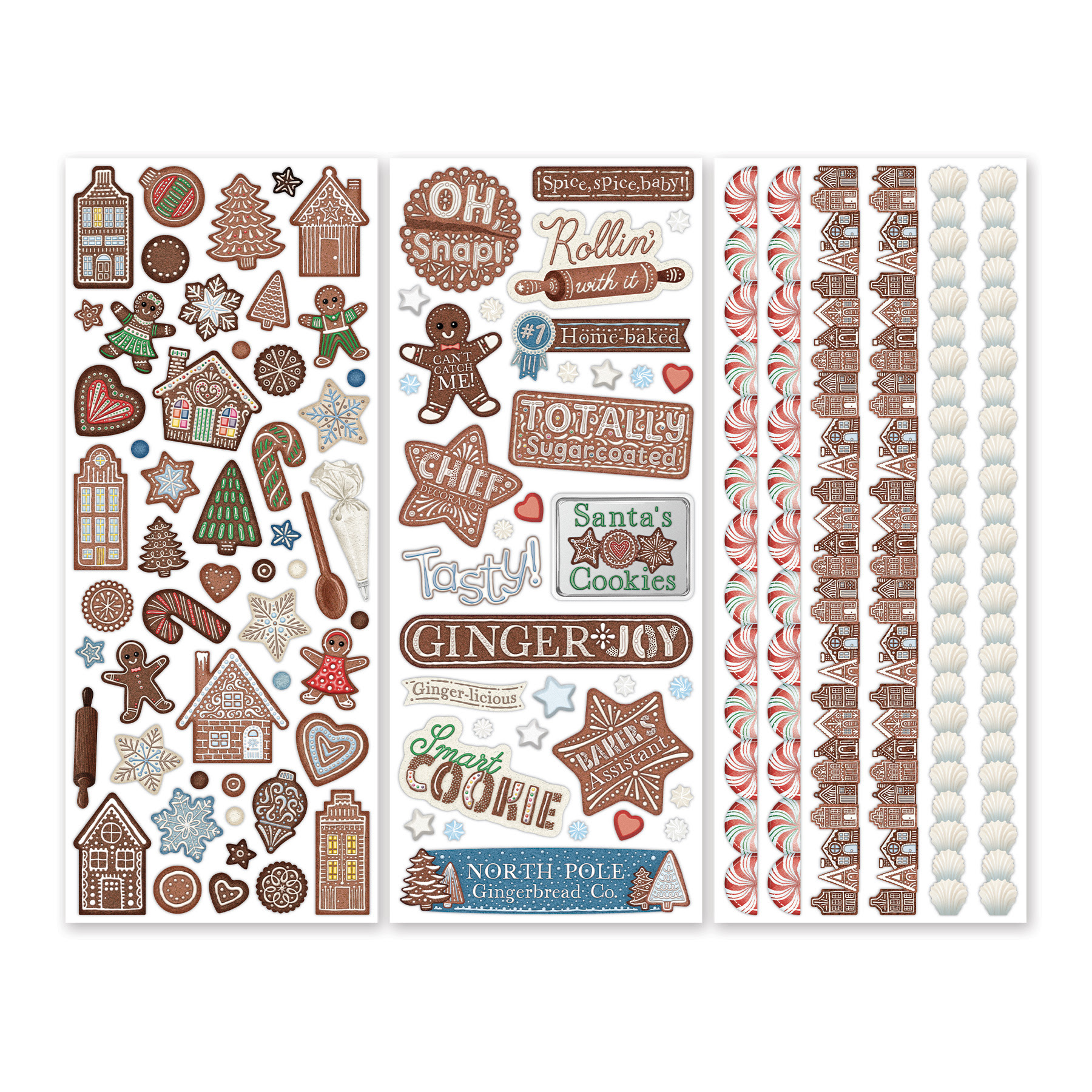 gingerbread fun sticker