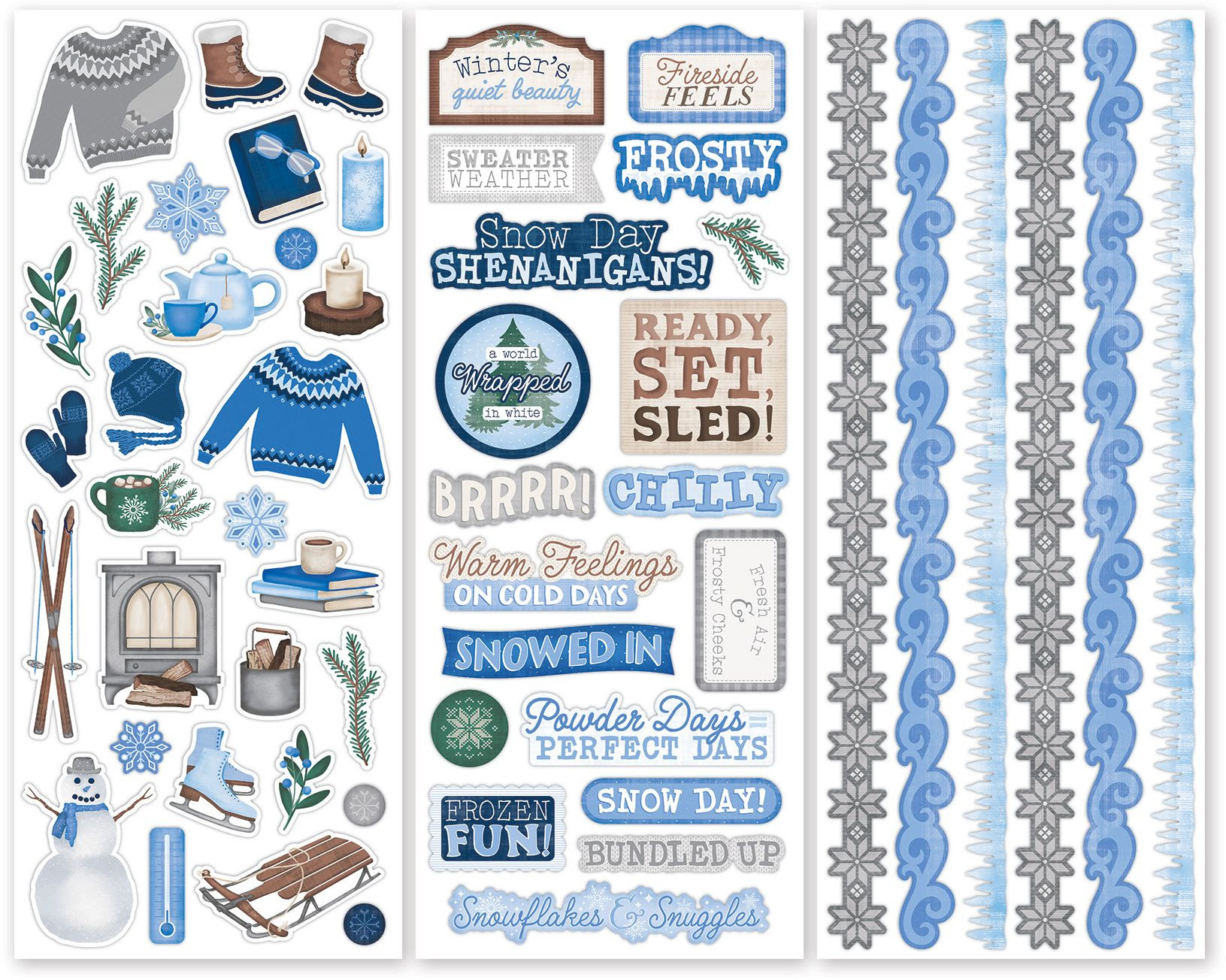 winter bliss classic blue