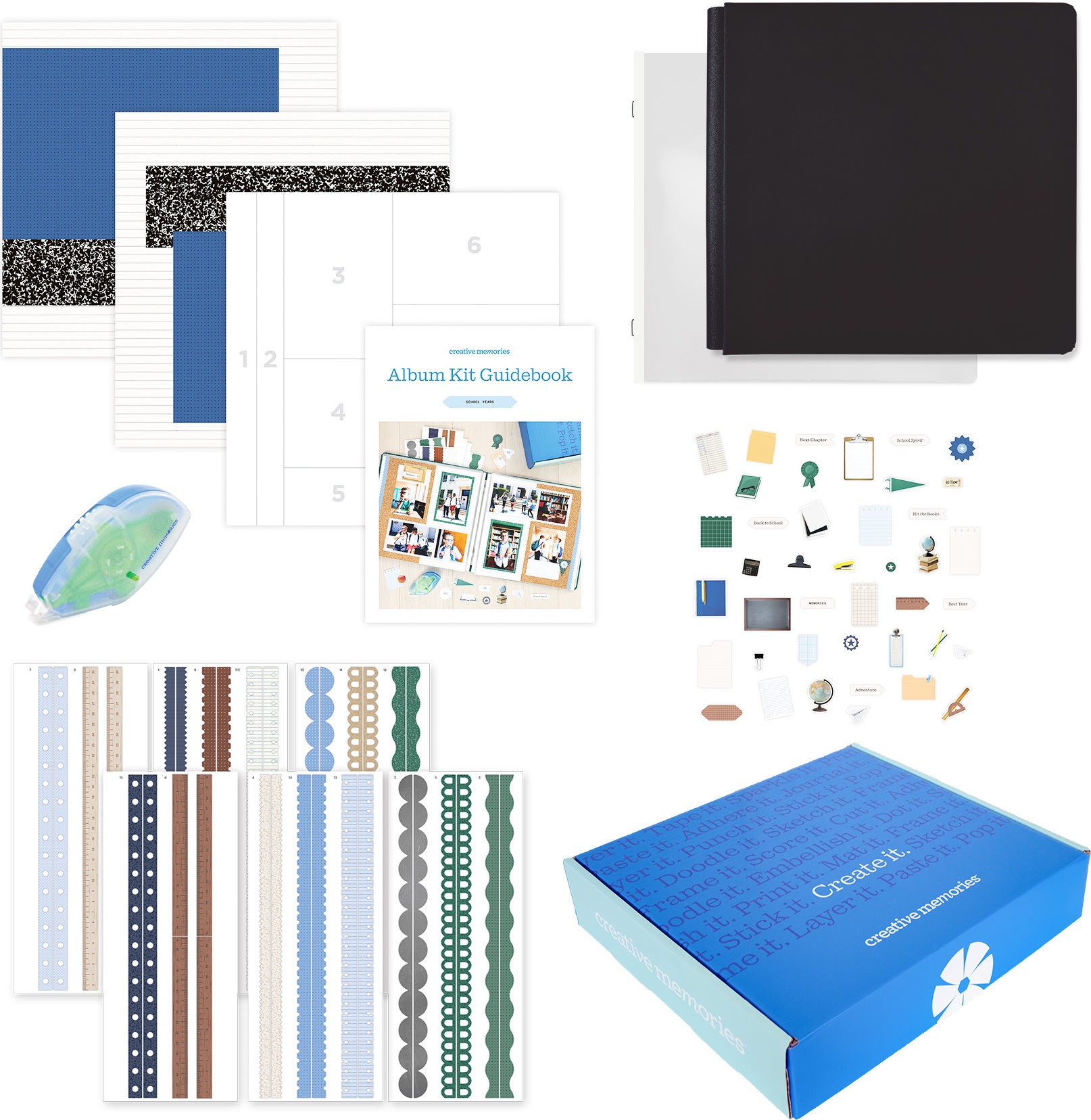 School Years Album Kit - Ebony