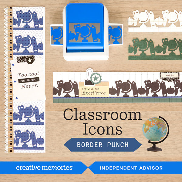 classroom icons border punch