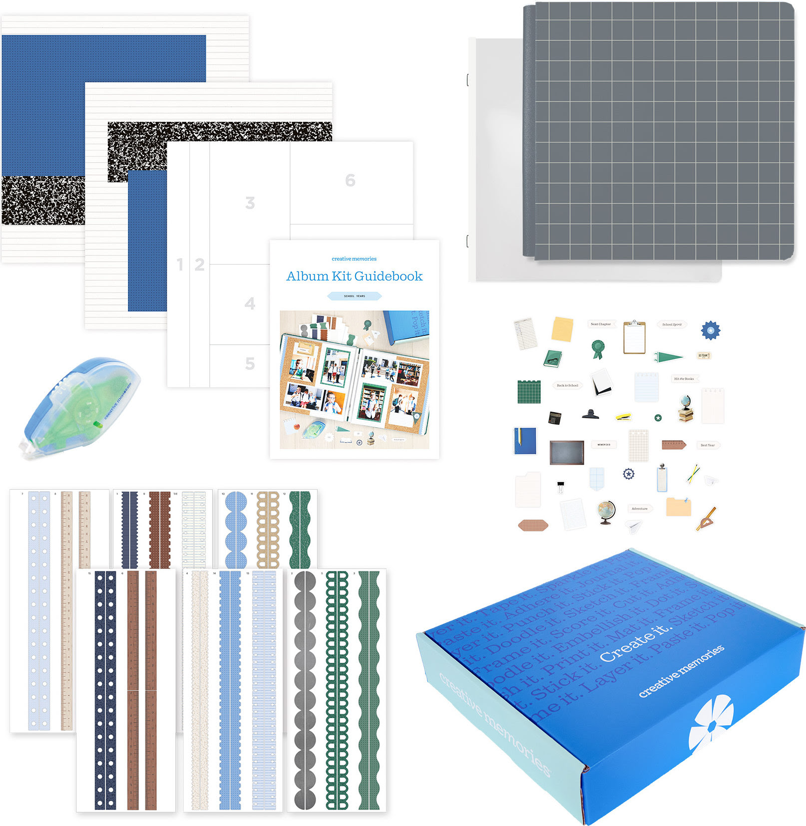 school years album kit - flint