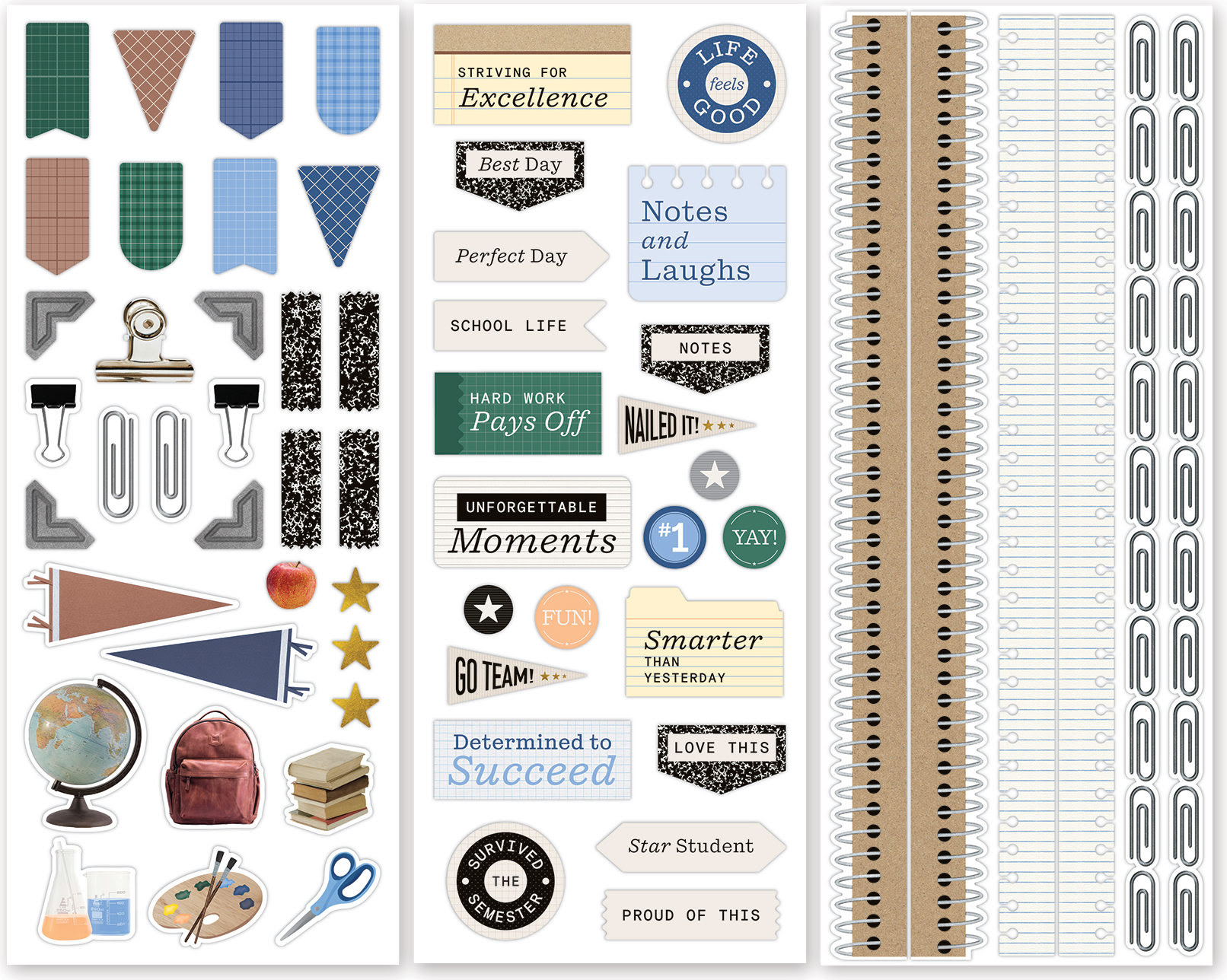 school years stickers
