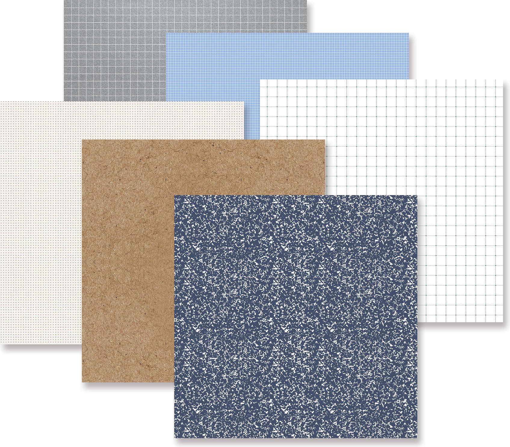 school years tone-on-tone paper pack
