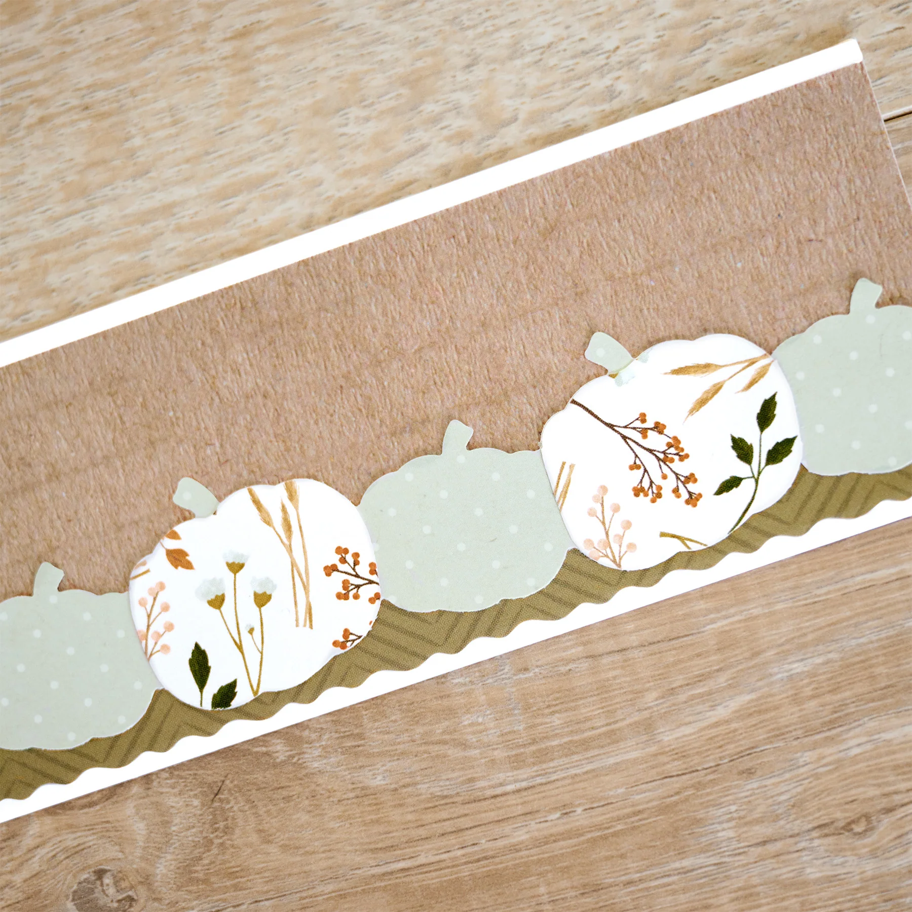 pumpkin harvest border punch
