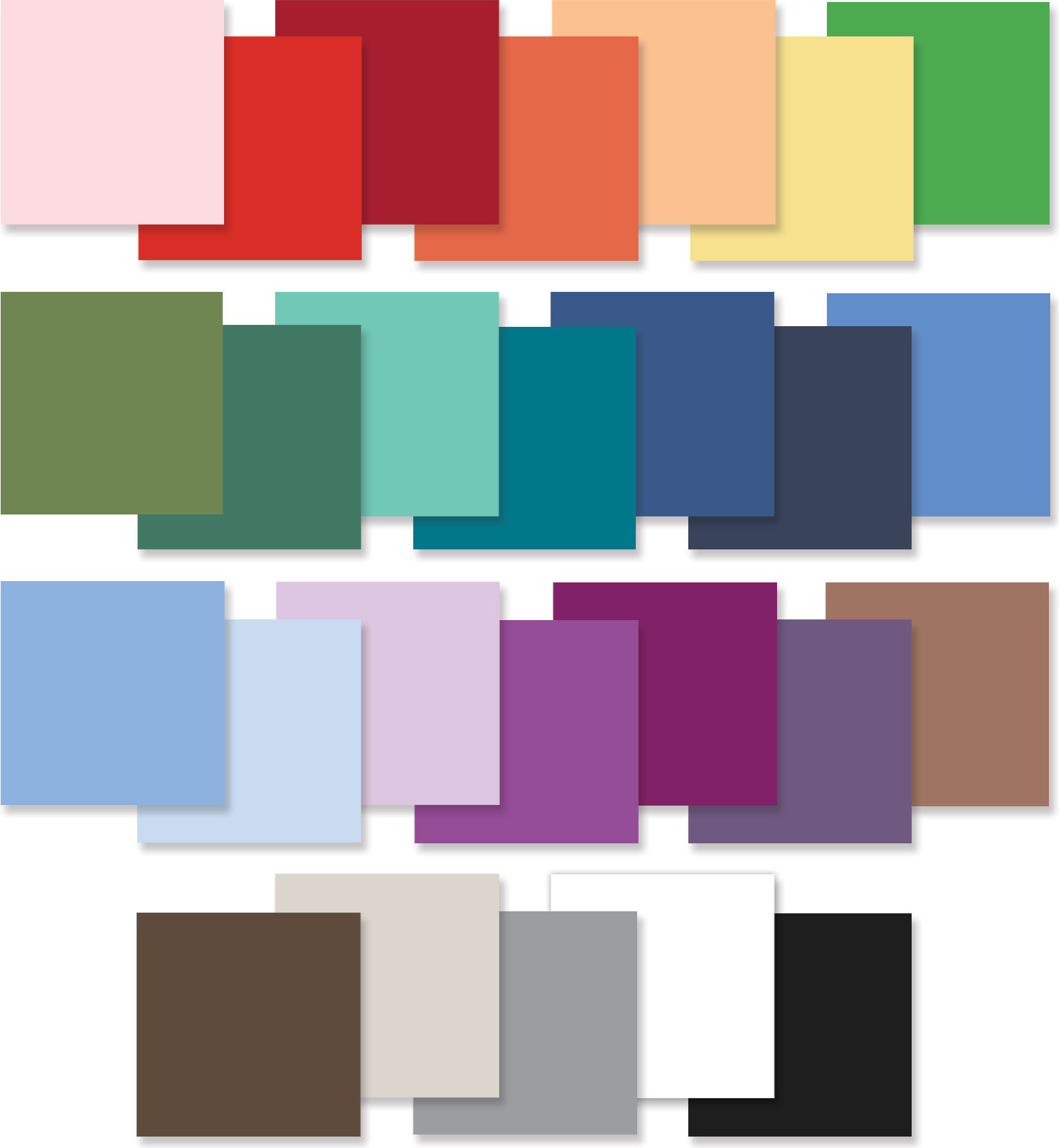 rainbow cardstock sampler pack