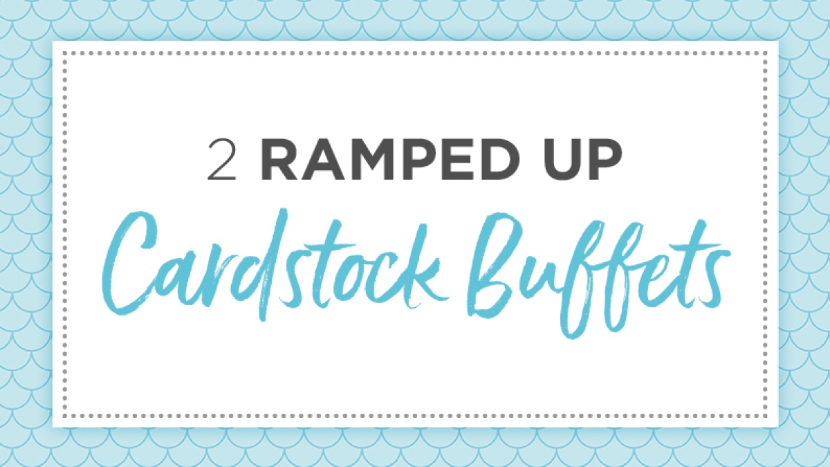 Cardstock Buffet Graphic