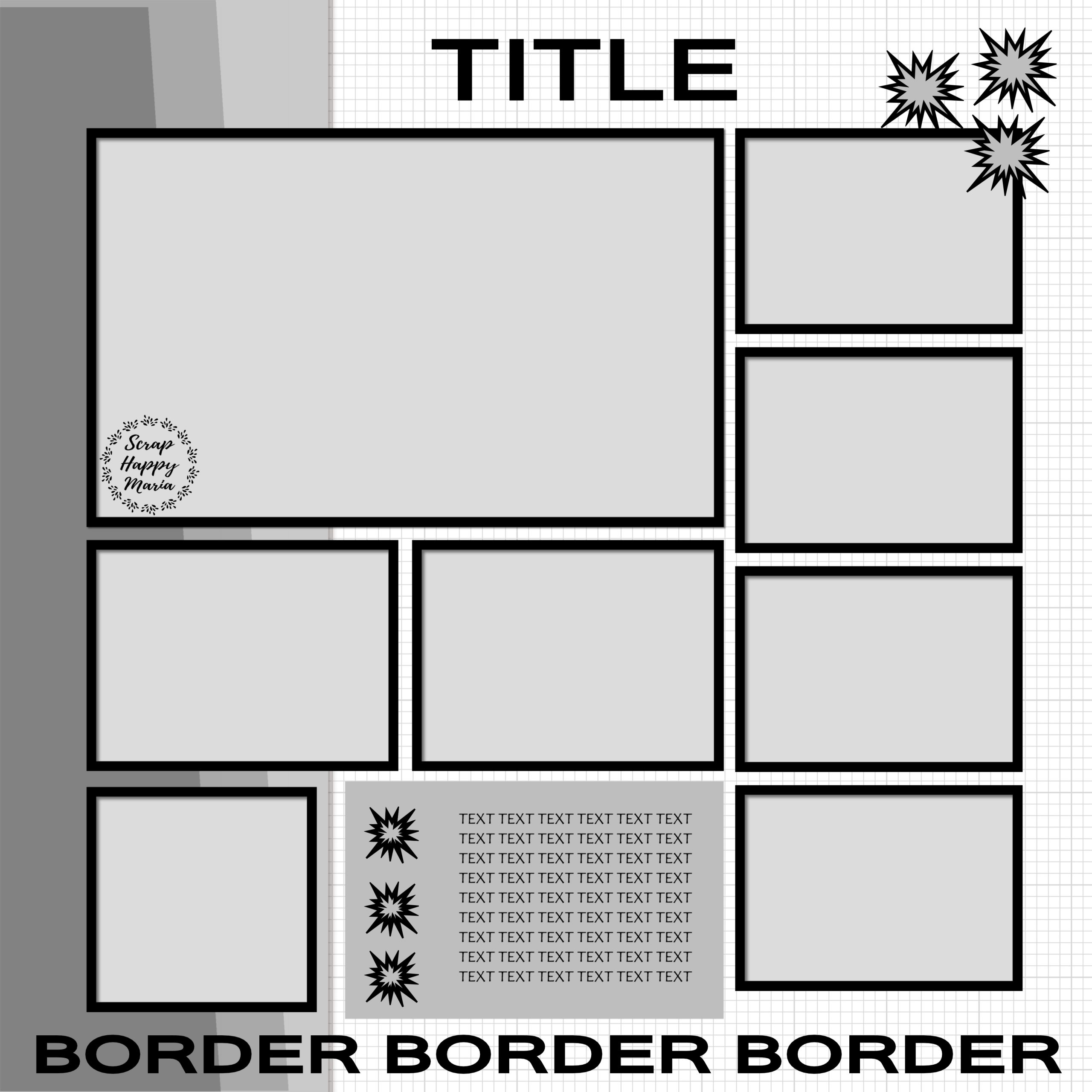 Boom Photofull Layout ScrapHappyMaria