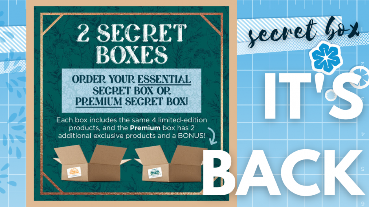 Secret Box From Creative Memories Plus a Bonus From Maria ScrapHappyMaria
