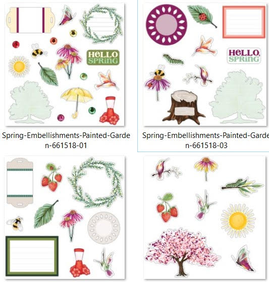 Spring into Painted Garden Collection from Creative Memories PLUS