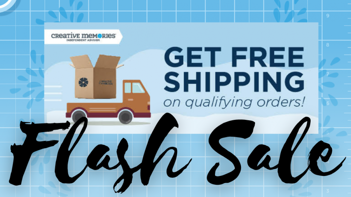 creative memories free shipping flash sale