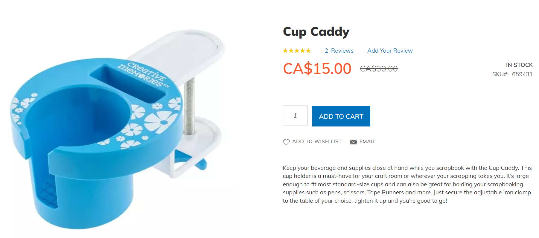 Cup Caddy