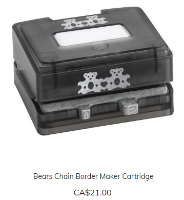 bears chain border maker cartridge