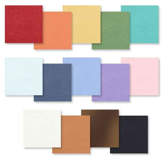 rainbow shimmer paper sampler pack